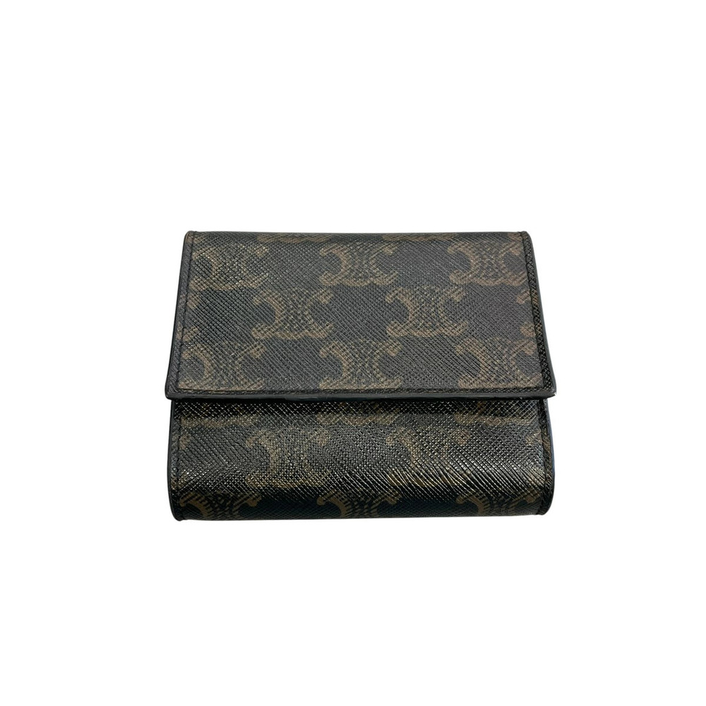 Celine Trifold Wallet Black